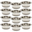 Jeffers Standard-Weight Stainless Steel Food & Water Pet Bowls