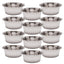 Jeffers Standard-Weight Stainless Steel Food & Water Pet Bowls