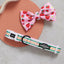 Strawberry Striped Collar & Bowtie