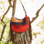 STS Crimson Sun Nellie Western Fringe Leather Trim Purse