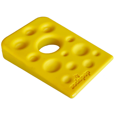 Swiss Cheese Wedge Nylon Dog Chew Toy for Aggressive Chewers | SodaPup