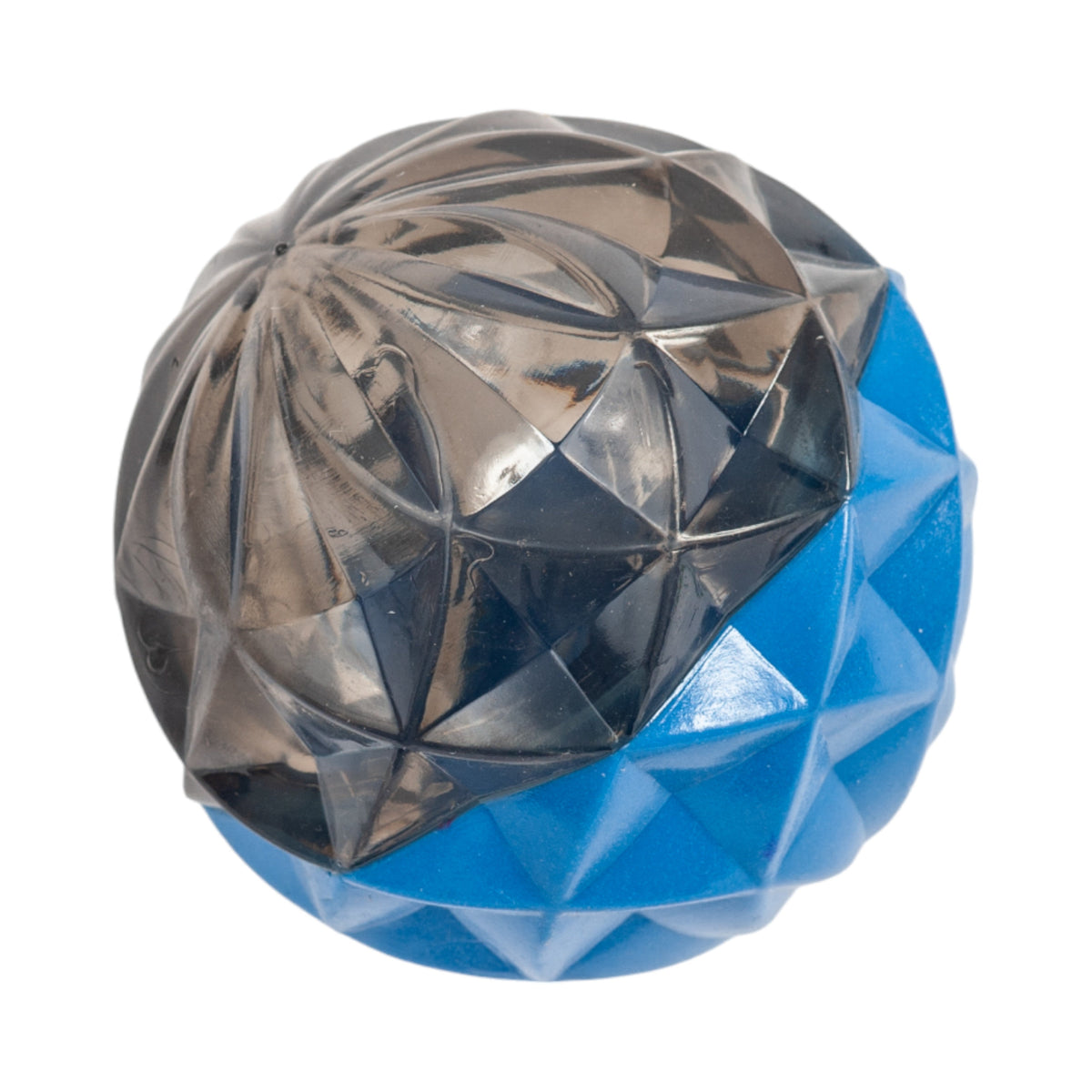 Country Living Geometric Textured TPR Ball Dog Toy, 3.6 in