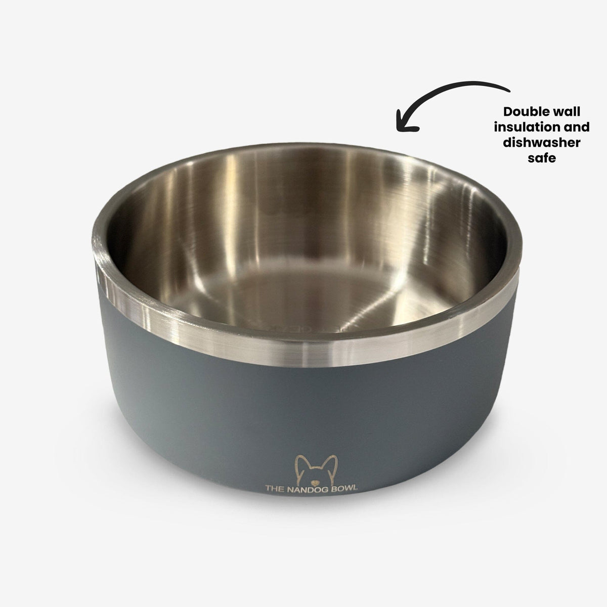 The Bowl in Ash Gray