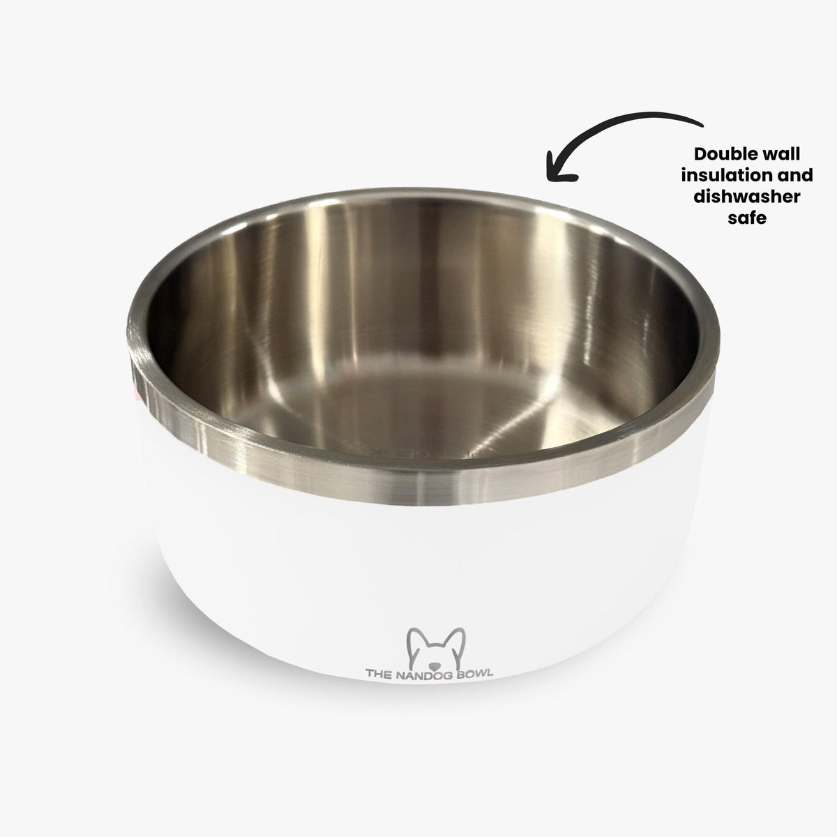 The Dog Bowl in White