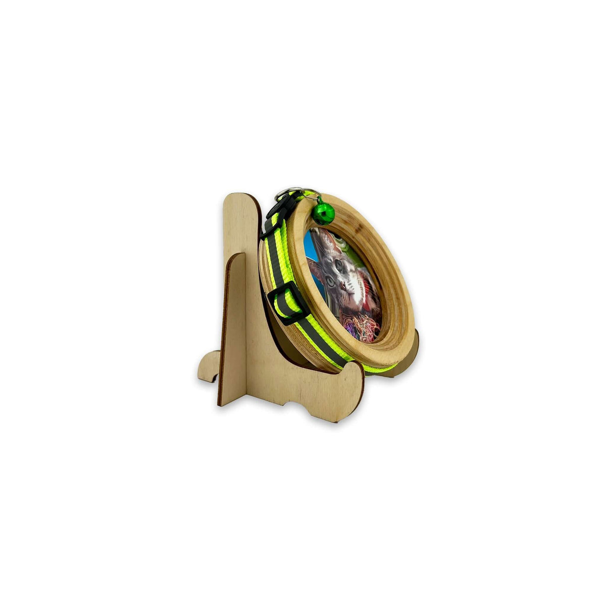 Cat Collar Frame and Stand Bundle | "The Garfield"