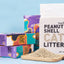Touchcat ® High-Clumping Eco-Friendly Peanut Shell Kitty Cat Litter