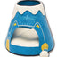 Touchcat ® 'Molten Lava' Triangular Frashion Designer Pet Kitty Cat Bed House Lounge Lounger w/ Hanging Teaser Toy