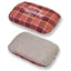 Touchdog 'Archi-Checked' Designer Plaid Oval Dog Bed