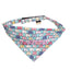 Touchdog Elephant Patterned Hook-and-Loop Fashion Dog Bandana