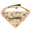 Touchdog Elephant Patterned Hook-and-Loop Fashion Dog Bandana