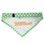 Touchdog Polka-dot Patterned Hook-and-Loop Fashion Dog Bandana