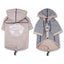 Touchdog 'Cloudburst' Reversible Fashion Waterproof Dog Raincoat