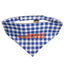 Touchdog Designer Hook-and-Loop Pet Bandana - Blue