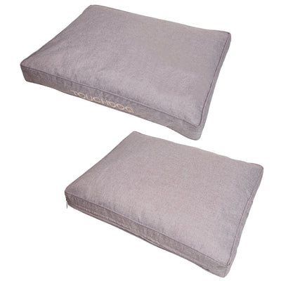 Touchdog 'Hushky' Water-Resistant Premium Raised Rectangular Dog Mat