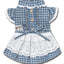 Touchdog 'I love Poochi' Classical Plaid Fashion Designer Dog Dress