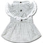 Touchdog 'I love Poochi' Classical Plaid Fashion Designer Dog Dress