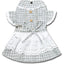 Touchdog 'I love Poochi' Classical Plaid Fashion Designer Dog Dress