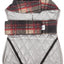 Touchdog ® 2-In-1 Tartan Plaid Dog Jacket and Matching Reversible Dog Mat