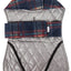 Touchdog ® 2-In-1 Tartan Plaid Dog Jacket and Matching Reversible Dog Mat