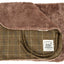 Touchdog ® 2-In-1 Windowpane Plaid Dog Jacket and Matching Reversible Dog Mat