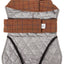 Touchdog ® 2-In-1 Windowpane Plaid Dog Jacket and Matching Reversible Dog Mat