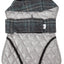 Touchdog ® 2-In-1 Windowpane Plaid Matching Dog Jacket and Reversible Dog Mat