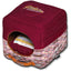 Touchdog ® '70's Vintage-Tribal' 2-in-1 Collapsible Squared Dog and Cat Bed