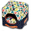 Touchdog ® 'Chirpin-Avery' 2-in-1 Collapsible Squared Dog and Cat Bed