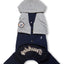 Touchdog ® Designer Quilted Full-Body Hooded Dog Sweater