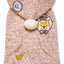 Touchdog ® Hippie Embellished Sleeveless Pompom Hooded Fashion Dog Sweater