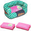 Touchdog ® 'Lazy-Bones' Rabbit-Spotted Designer Couch Dog Bed