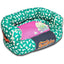 Touchdog ® 'Lazy-Bones' Rabbit-Spotted Designer Couch Dog Bed