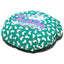 Touchdog ® 'Lazy-Bones' Rabbit-Spotted Rounded Designer Dog Bed