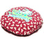 Touchdog ® 'Lazy-Bones' Rabbit-Spotted Rounded Designer Dog Bed