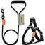 Touchdog ® 'Macaron' 2-in-1 Durable Nylon Dog Harness and Leash