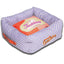 Touchdog ® 'Polka-Striped' Designer Premium Squared Dog Bed