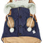 Touchdog ® 'Snowadayz' Pom Pom Hooded Fashion Dog Jacket