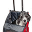 Touchdog ® 'Wuffle Duffle' 2-in-1 Wheeled Backpack Sporty Pet Carrier