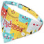 Touchdog ®'Head-Popper' Fashion Designer Printed Hook-and-Loop Dog Bandana