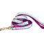 Touchdog Tough Stitched Durable Embroidered Leash and Harness - Blue