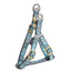Touchdog Tough Stitched Durable Embroidered Leash and Harness - Blue