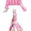 Touchdog Tough Stitched Durable Embroidered Leash and Harness - Pink