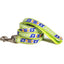 Touchdog Tough Stitched Durable Embroidered Leash and Harness - Yellow