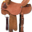 Tough1 Medina Buckstitch Roughout Barrel Saddle