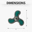TPR & Nylon Spinner Dog Chew Toy for Light to Medium Chewers