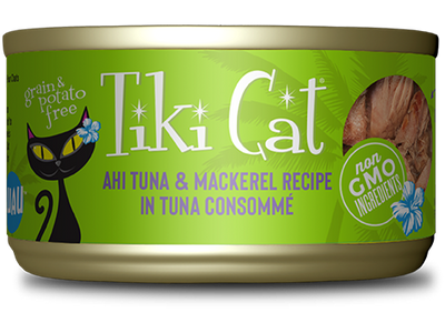Tikicat All Life Stages Hookena Luau Ahi Tuna and Mackerel (2.8oz)