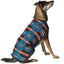 Turquoise Southwest Blanket Dog Coat