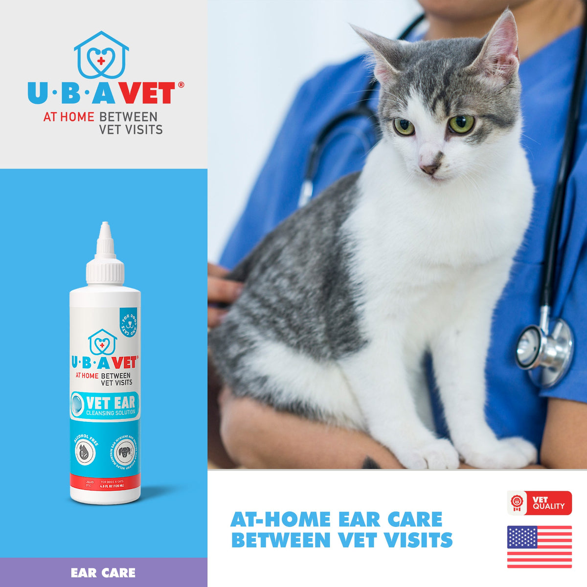 UBAVET Probiotics Gut & Immune Support Powder for Dogs & Cats, 5.3 oz