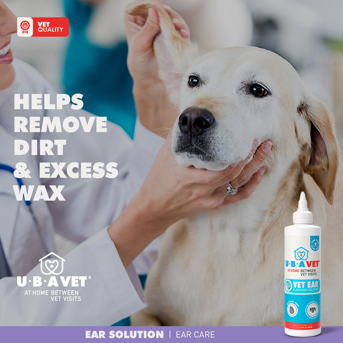 UBAVET Probiotics Gut & Immune Support Powder for Dogs & Cats, 5.3 oz