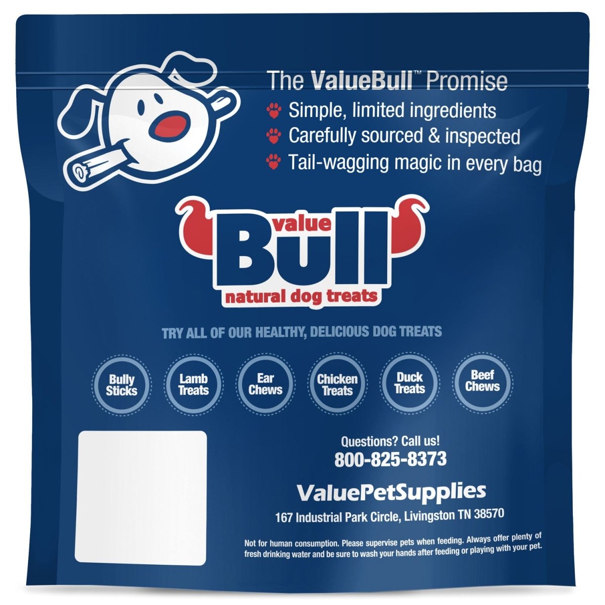 ValueBull USA Beef Lung Dog Chews, Sliced, 9 Pounds
